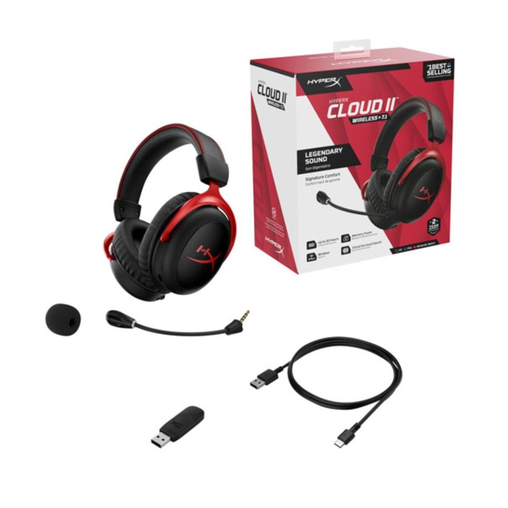 HyperX Cloud II Wireless Gaming Headset (NWT)